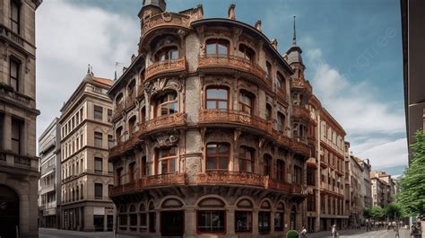 Old Building Background Image