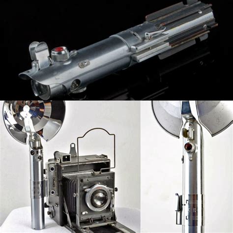 Old Camera Flash Lightsaber
