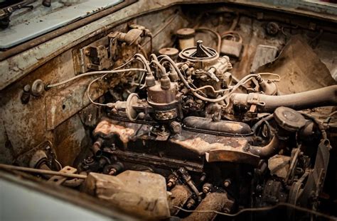 Old Car Engine