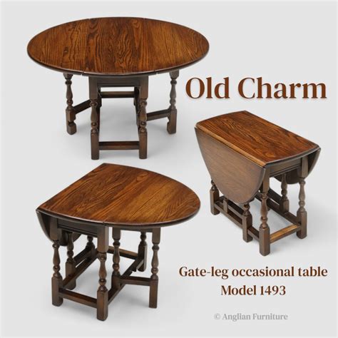 Old Charm Drop Leaf Coffee Table