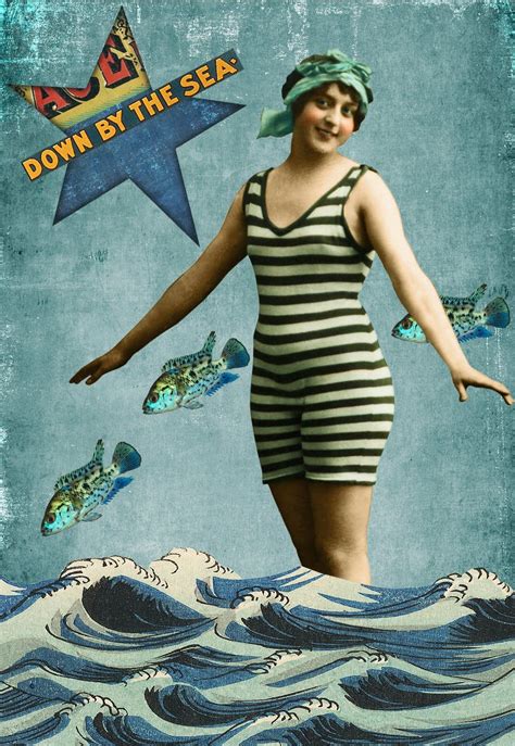 Revive Retro Vibes with Charming Old-Fashioned Bathing Suit Prints