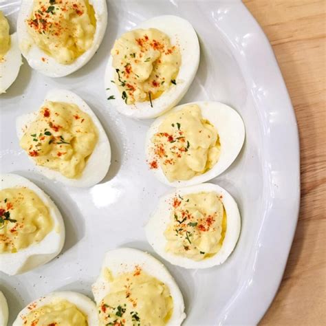 Old Fashioned Deviled Eggs With Vinegar