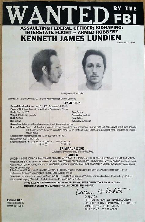 old fbi wanted poster