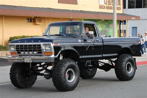old ford trucks lifted