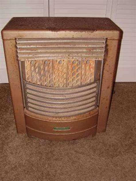 old gas floor heater