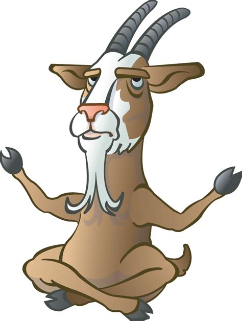 old goat cartoon