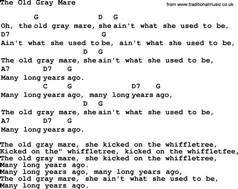 Old Gray Mare Song