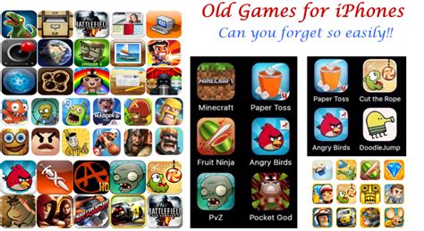 Incredible Old Iphone Games For References