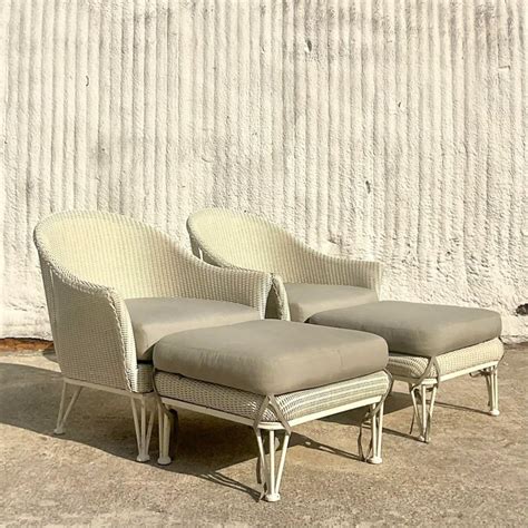 Old Lloyd Flanders Chairs