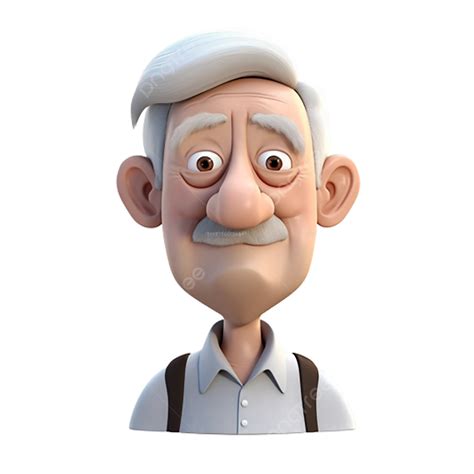 old man cartoon character