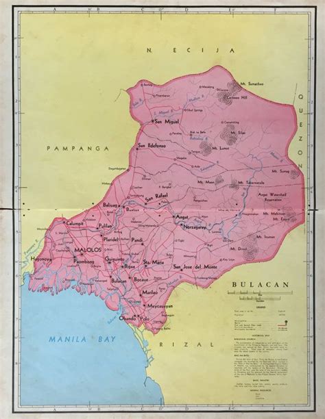 old map of bulacan