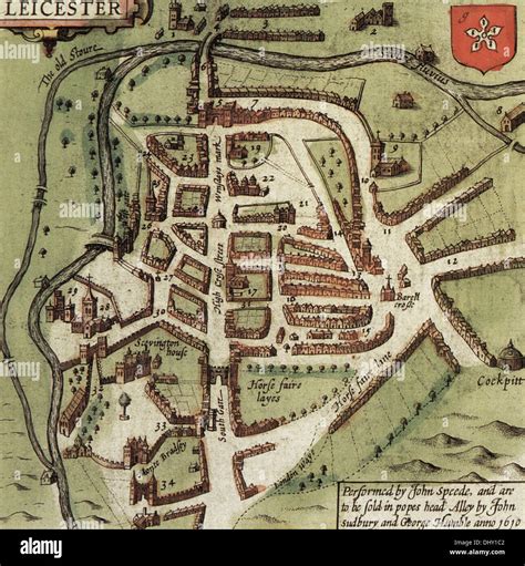 old map of leicester