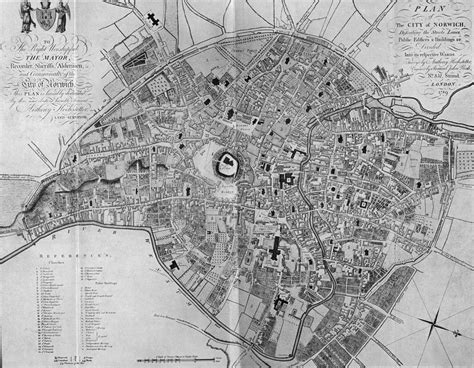 old maps of norwich