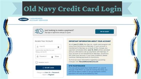 old navy account login online