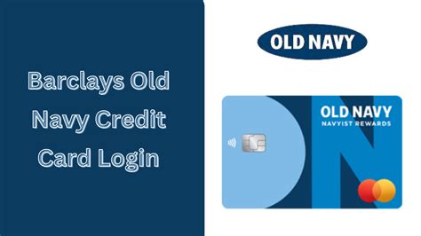 old navy barclays credit card login account