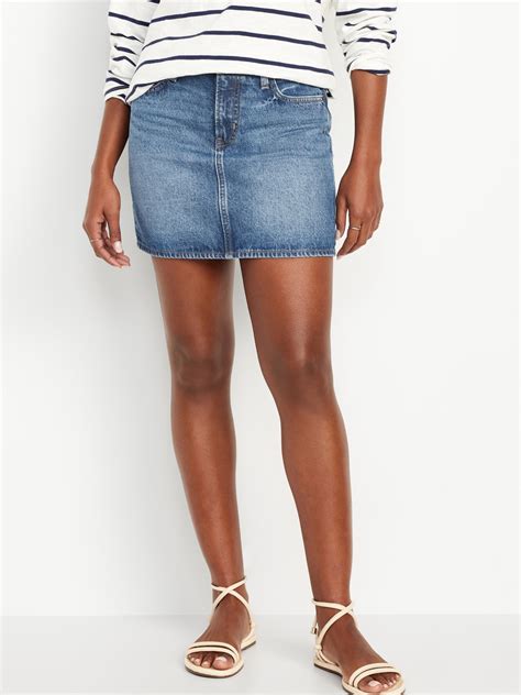 old navy denim skort