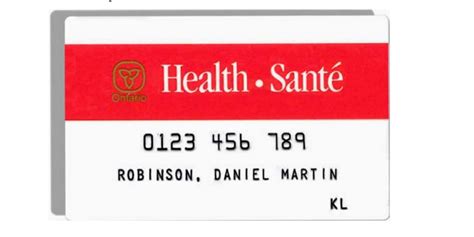 old ontario health card