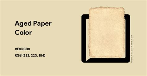 old paper colour code