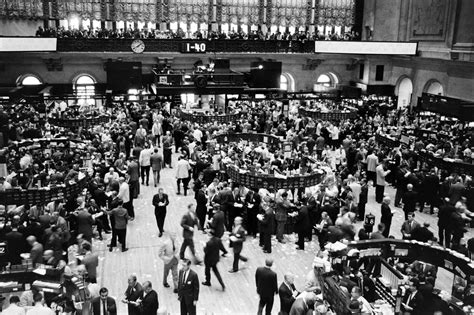 old pictures of stock exchange