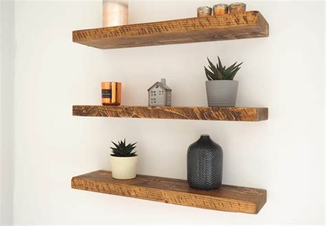 Old Pine Floating Shelves