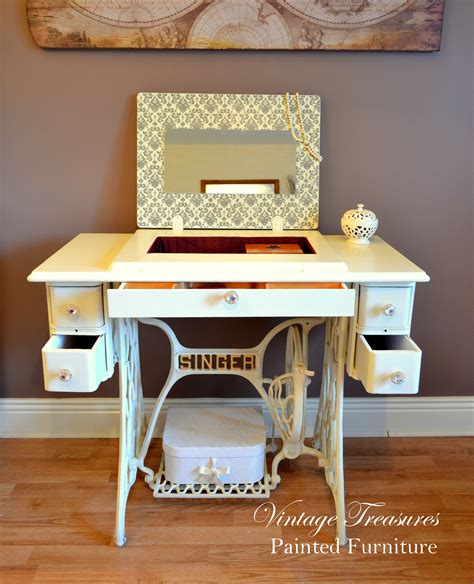 Old Sewing Machine Vanity