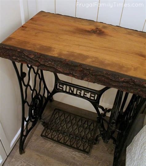 Old Sewing Machine With Table