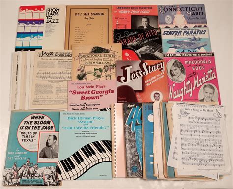 old sheet music collectors