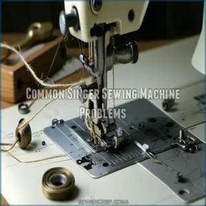 Old Singer Sewing Machine Problems