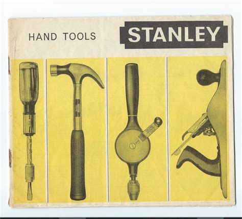 Old Stanley Tools Catalogue