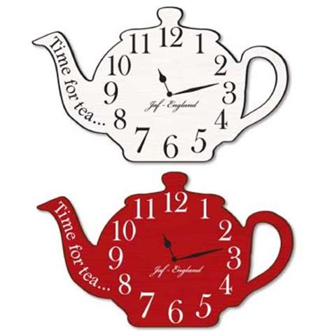 Old Teapot Wall Clock