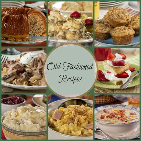 old time dinner recipes