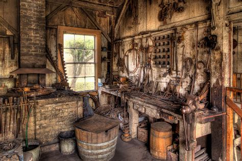 Old Timey Blacksmith Shop