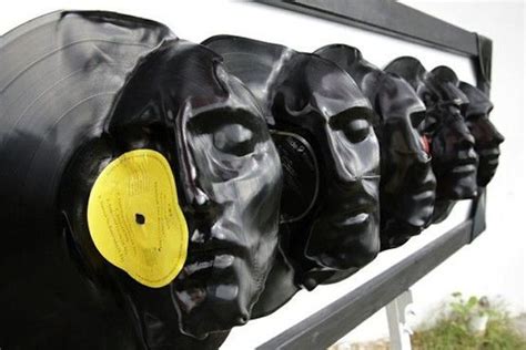 Old Vinyl Record Art Projects