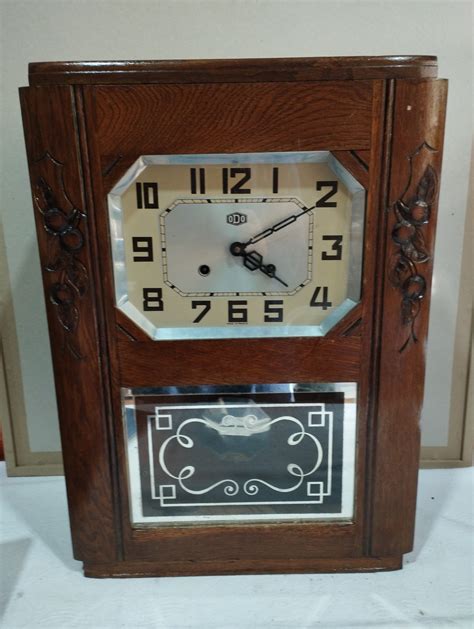 Old Wall Clock With Key