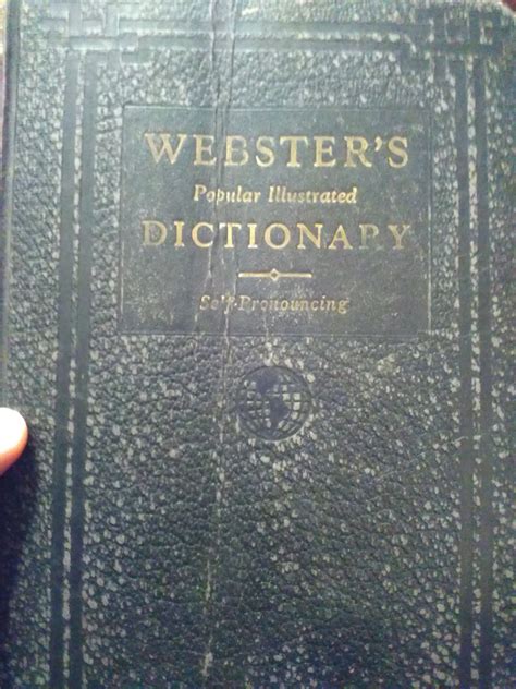 old webster dictionary value