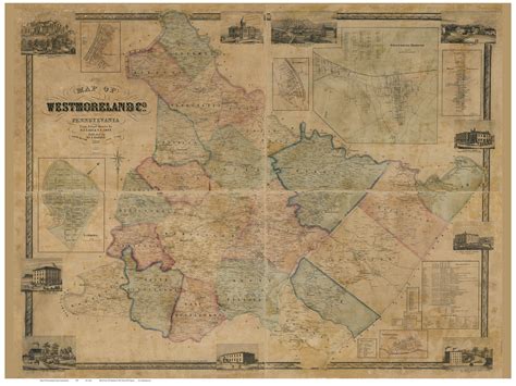 old westmoreland county pa maps