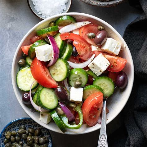 old world traditional greek salad