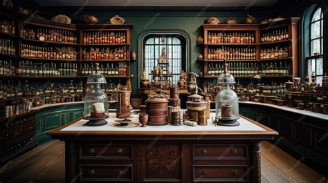 Old-fashioned apothecary