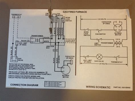 Wiring in a Aprilaire 500m to an older (1186) Trane furnace w/o A/C