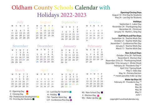 oldham county ky school calendar 23-24
