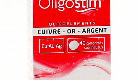 Oligostim Cuivre Or Argent 40 Comprimés Maladies