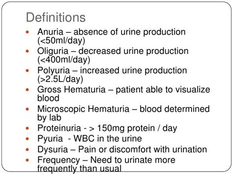 oliguria vs anuria polyuria
