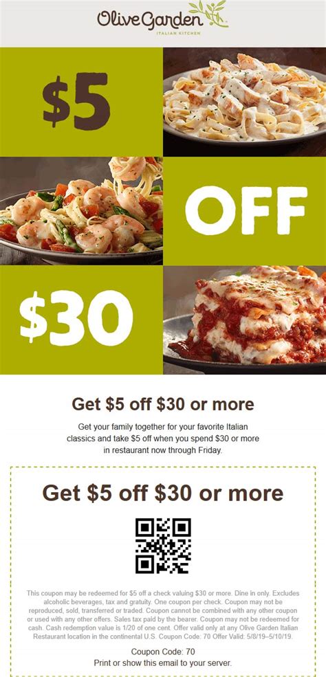 Olive Garden Coupon – Get Your Discounts Now!