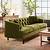 olive green sofa and loveseat