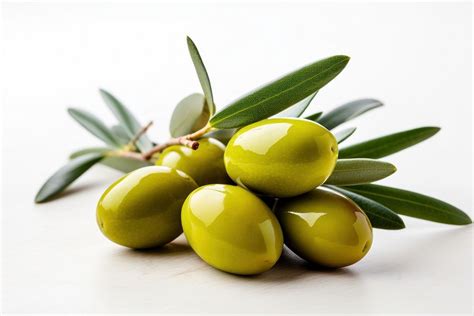 Olive Fruit And Leaf