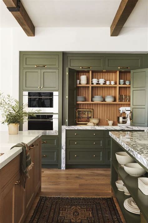 Olive Green Kitchen Design