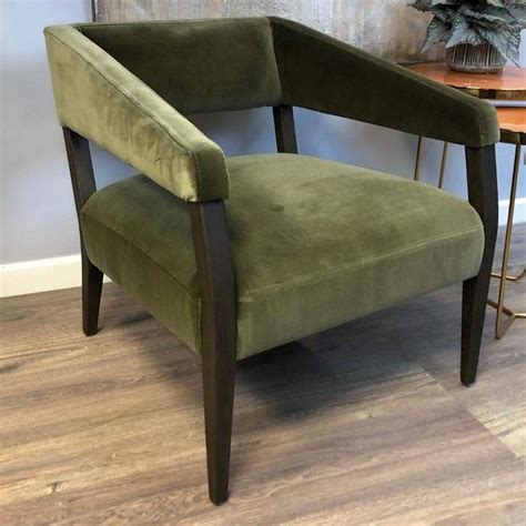 Olive Green Velvet Chairs