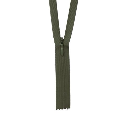 Olive Green Zipper
