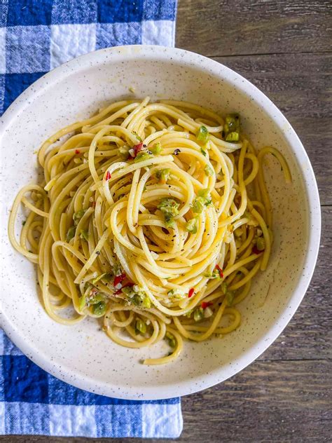 Olives On Spaghetti