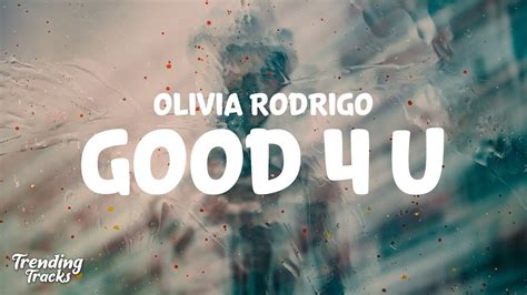 olivia rodrigo good 4 u clean version